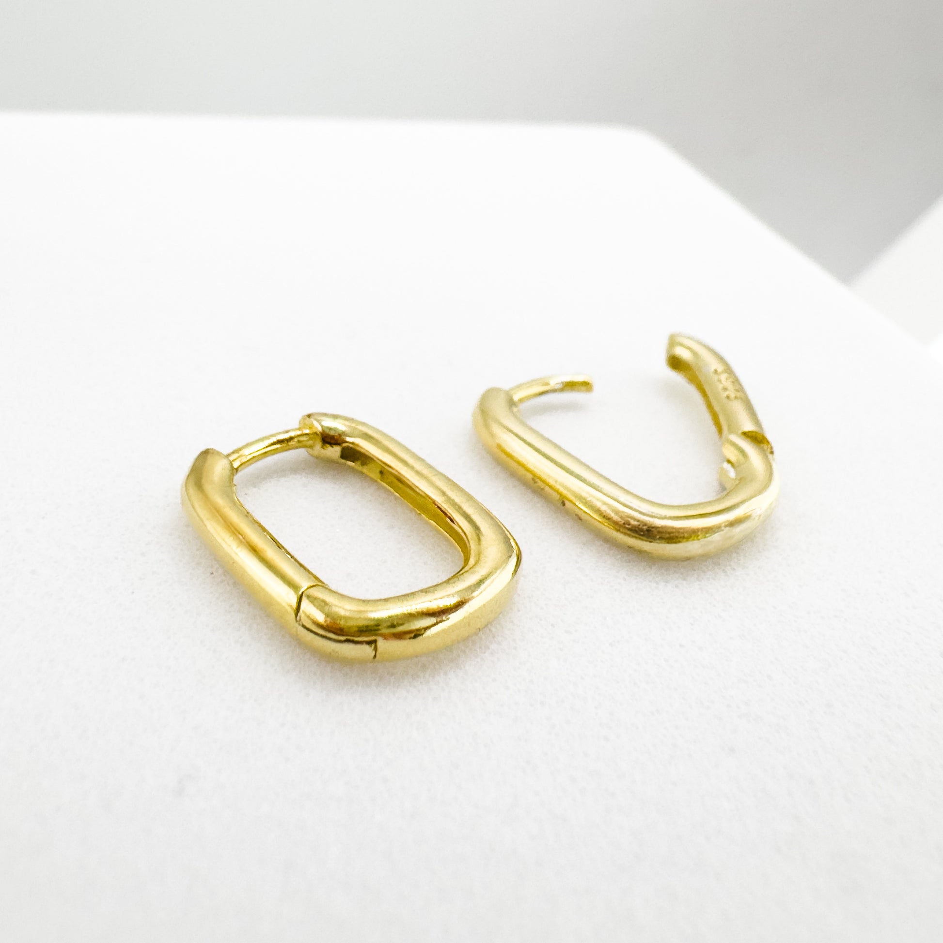 Free Clem Small Hoop Earrings | Gold Vermeil | Sterling Silver