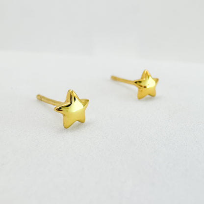 Astra Gold Mini Star Studs