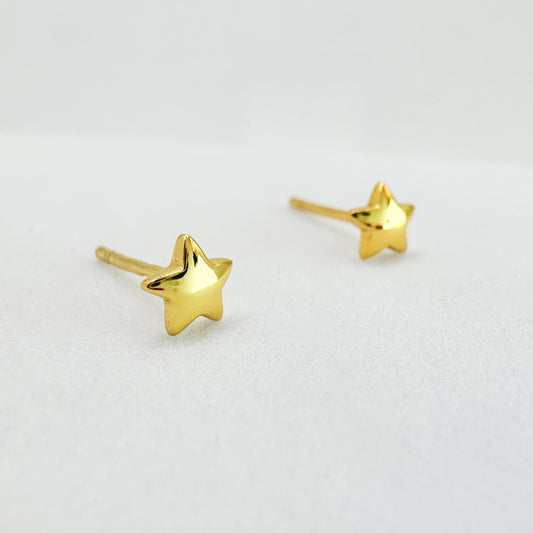 Astra Gold Mini Star Studs
