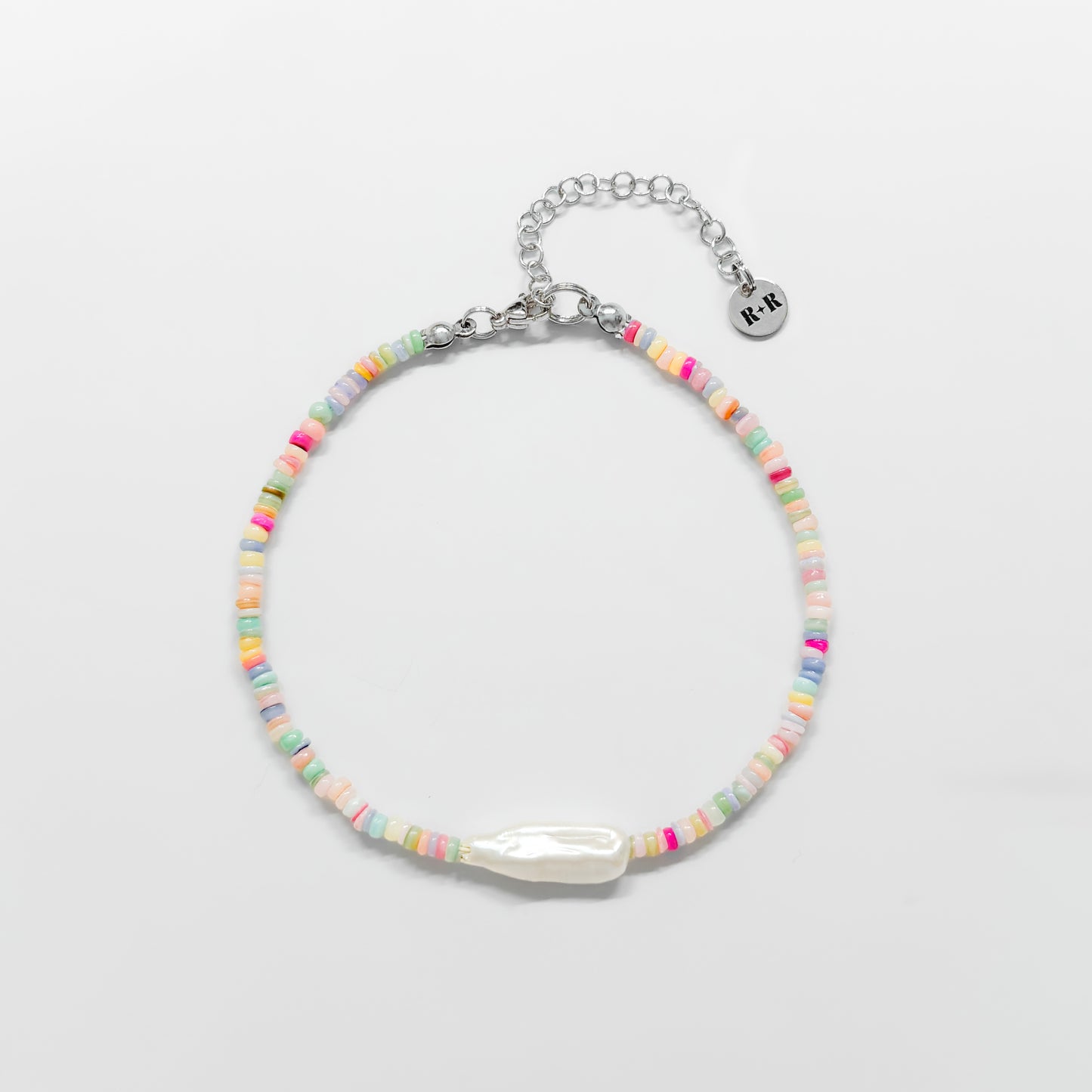 Gili Colourful Shell Pearl Anklet