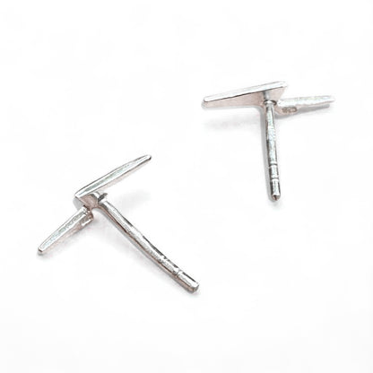 Ali Lightning Bolt Sterling Silver Stud Earrings - Razzle and Rose Jewellery