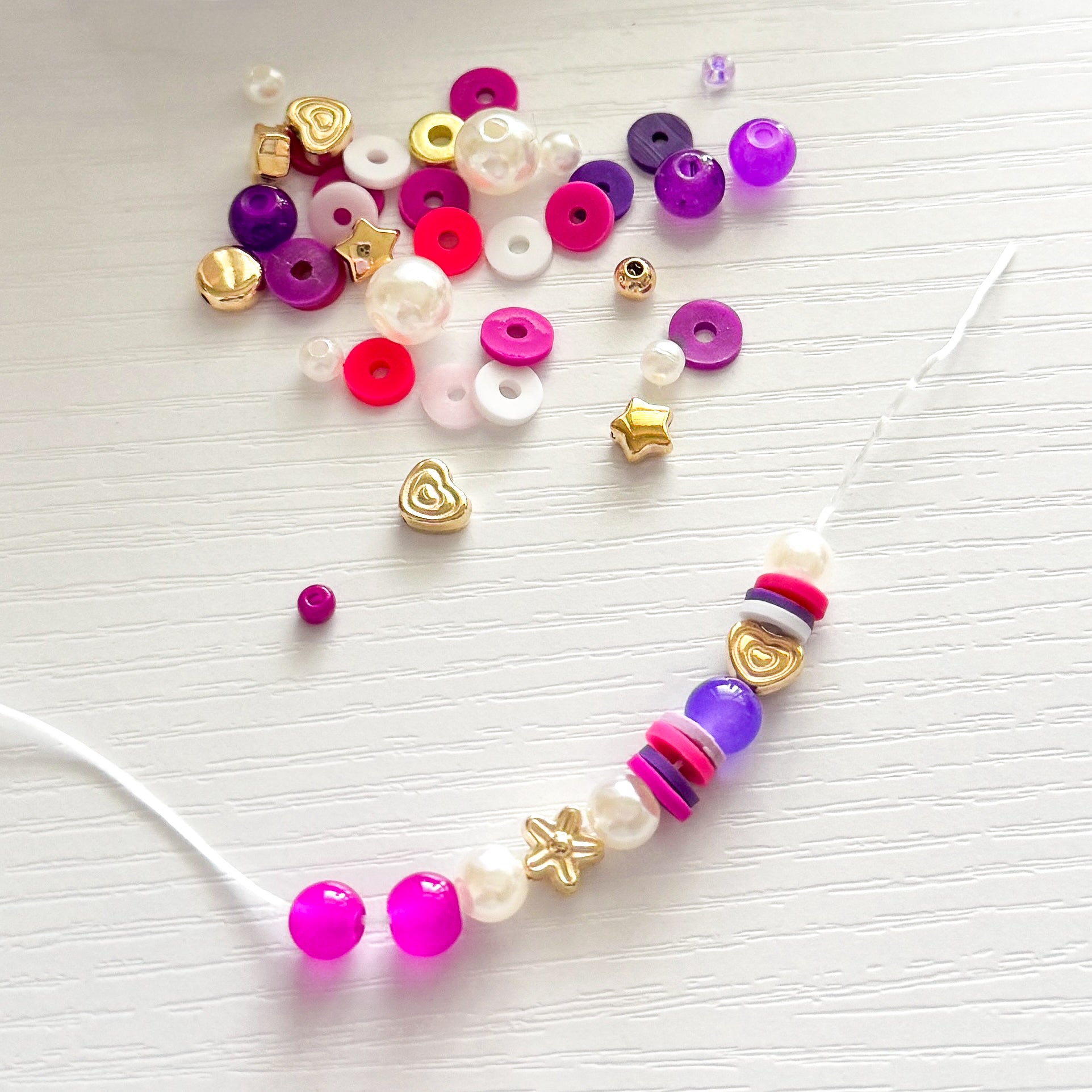 DIY Bracelet Bead Kit | Personalise with Your Name