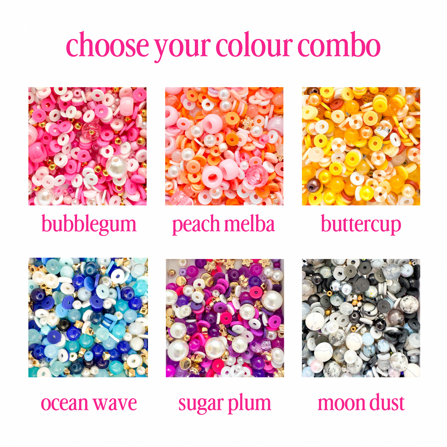 DIY Bracelet Bead Kit | Personalise with Your Name