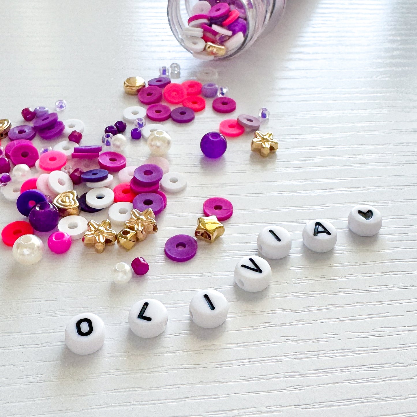 DIY Bracelet Bead Kit | Personalise with Your Name