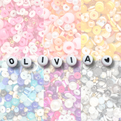 DIY Bracelet Bead Kit | Personalise with Your Name