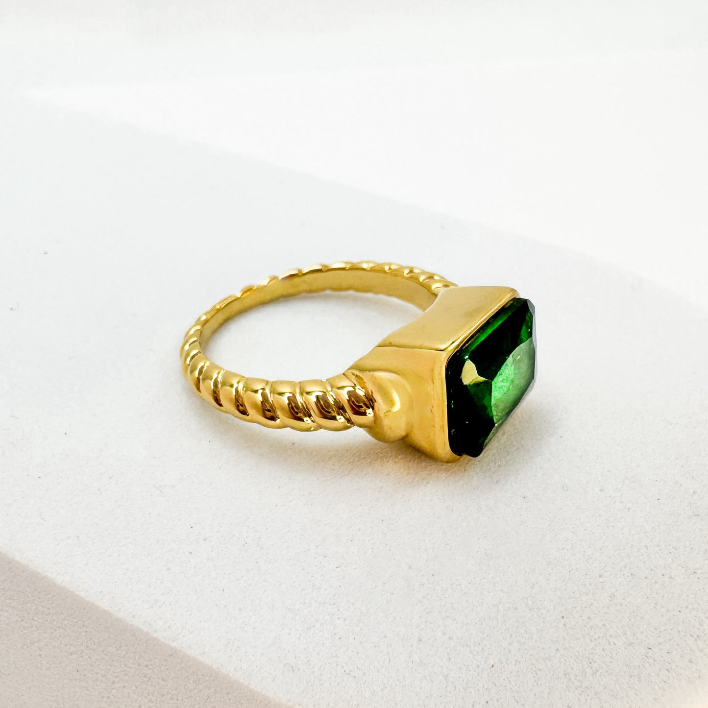 Sophie Green Gemstone Statement Ring