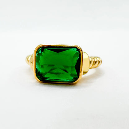 Sophie Green Gemstone Statement Ring