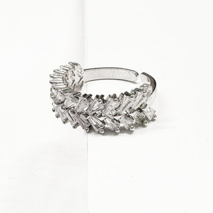 Gaia Silver Adjustable Gemstone Ring