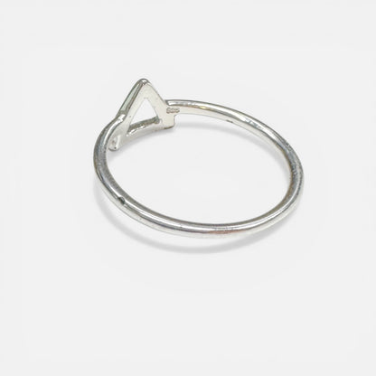 Sterling Silver Geometric Ring