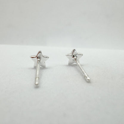 Astra Sterling Silver Mini Star Studs