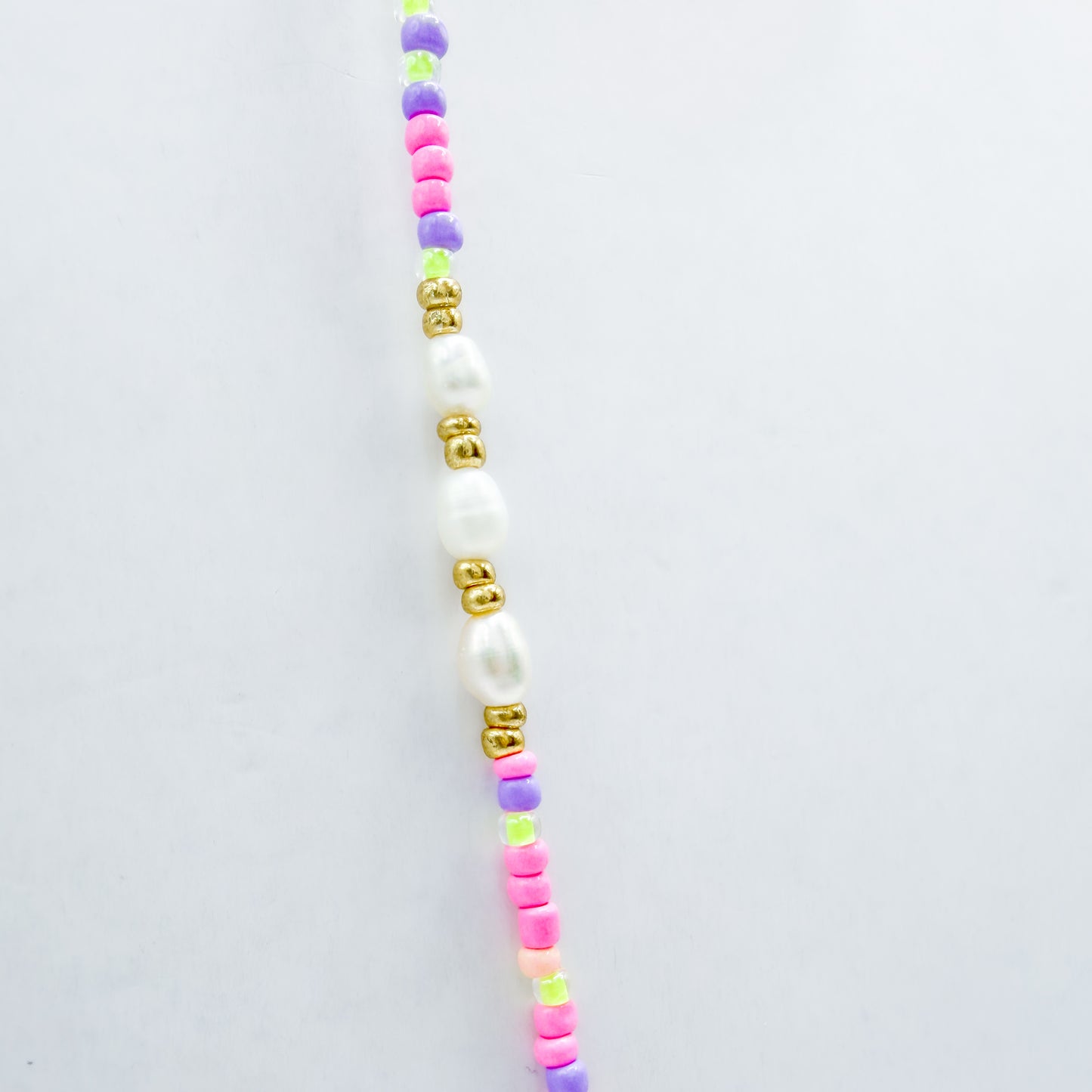 Fiji Pearl Pastel Beaded Anklet