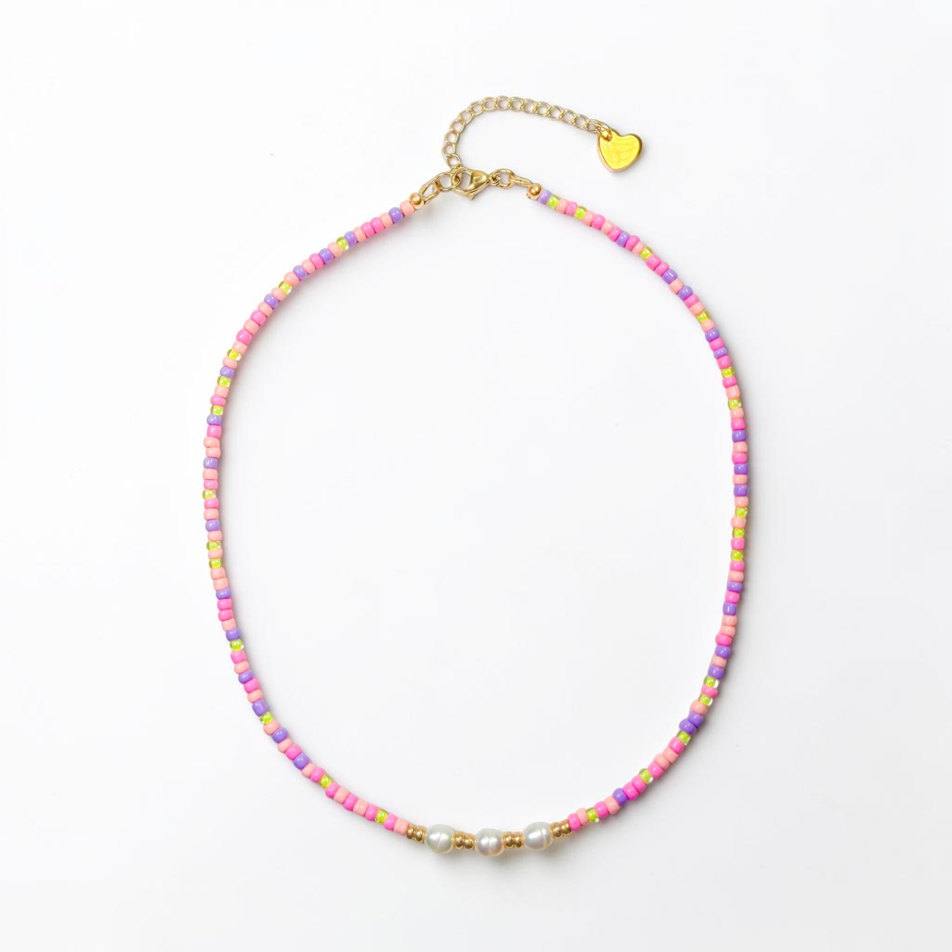 Fiji Pearl Pastel Beaded Necklace