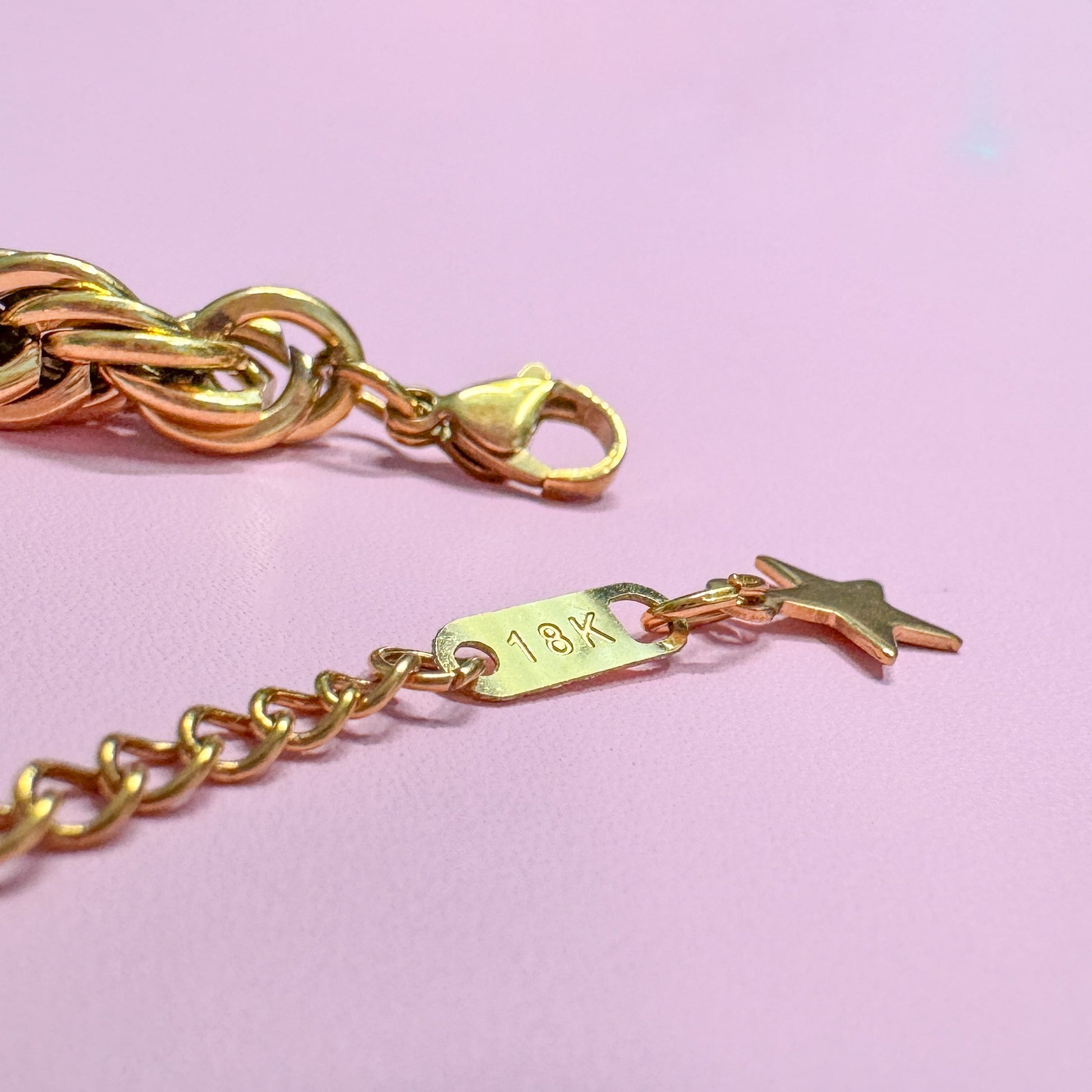Gold Half Pearl Half Chain Bracelet