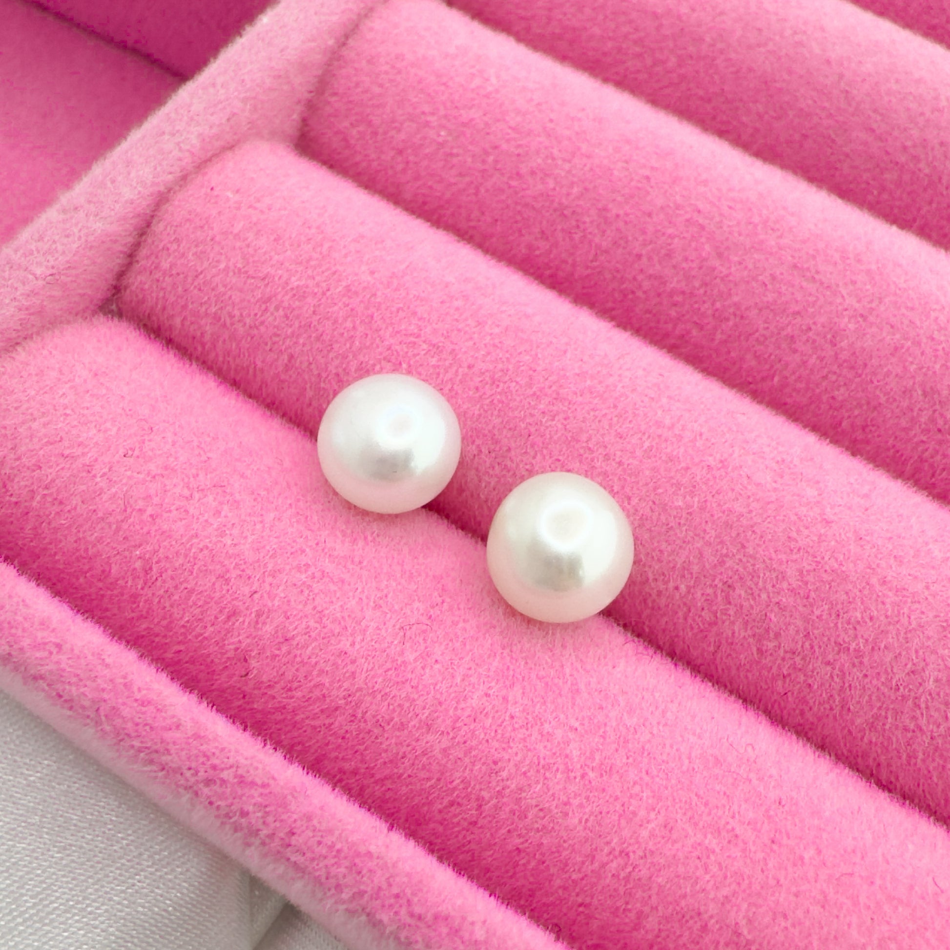 Hope Sterling Silver Freshwater Pearl Stud Earrings