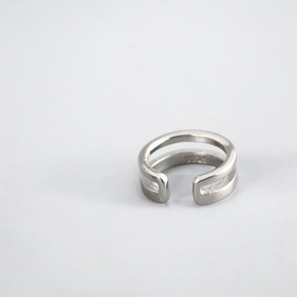 Kimmi Sterling Silver Chunky Ear Cuff - Razzle and Rose Jewellery