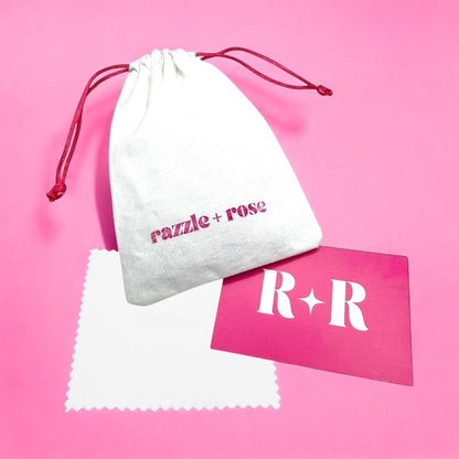 Hannah Gold Star Statement Drop Earrings - Razzle and Rose Jewellery