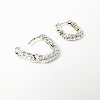 Coco Sterling Silver Small Hoop Earrings