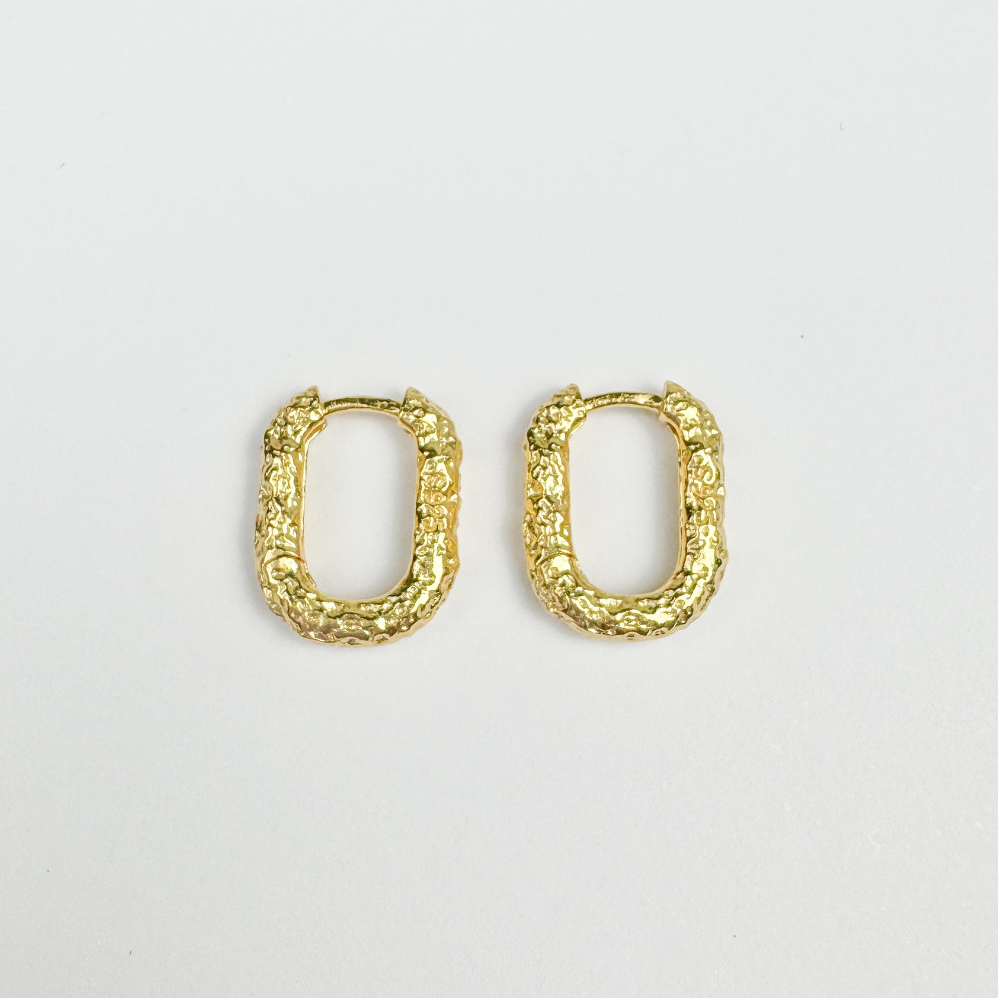 Coco Gold Vermeil Textured Small Hoop Earrings