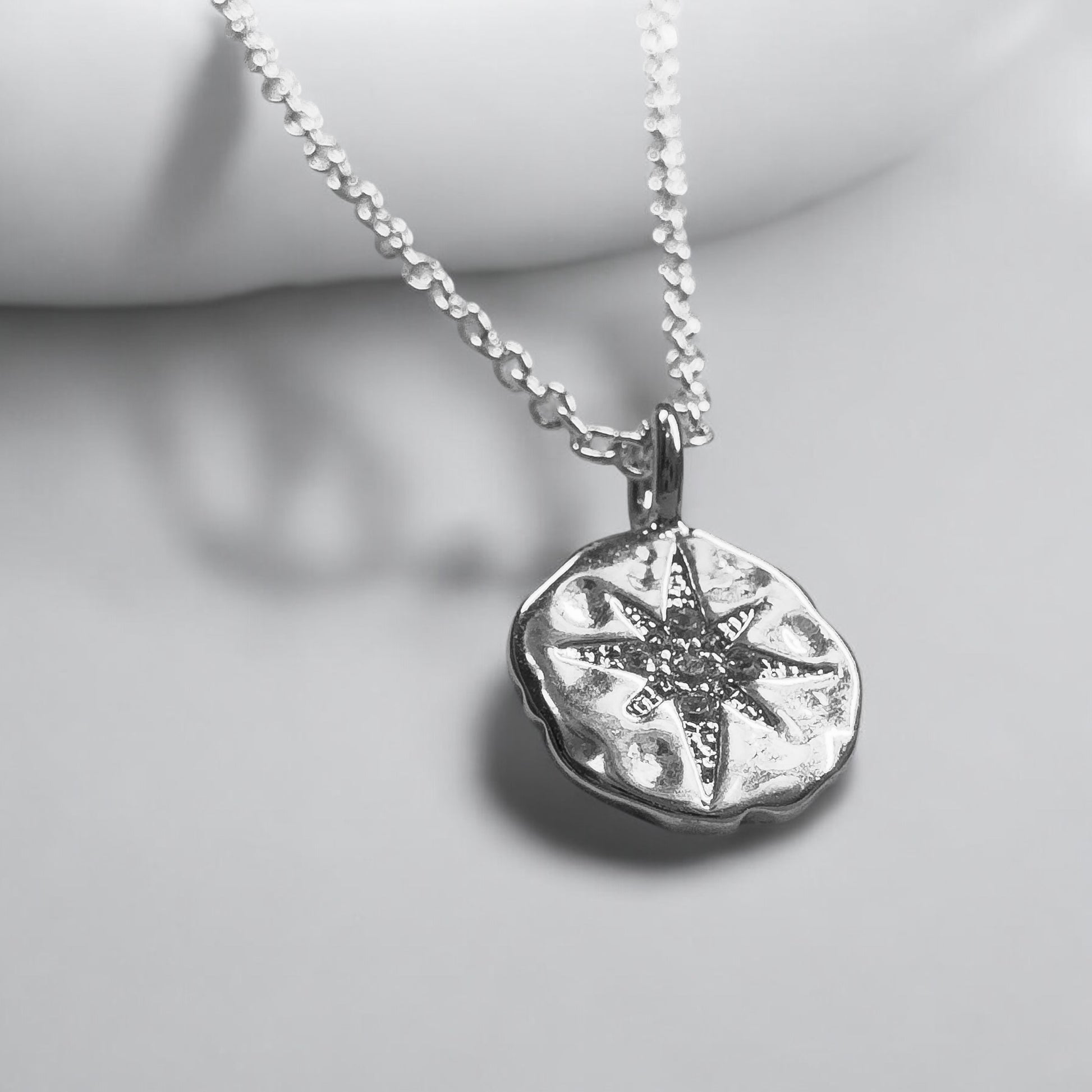 Lauren Silver Star Gemstone Pendant Necklace