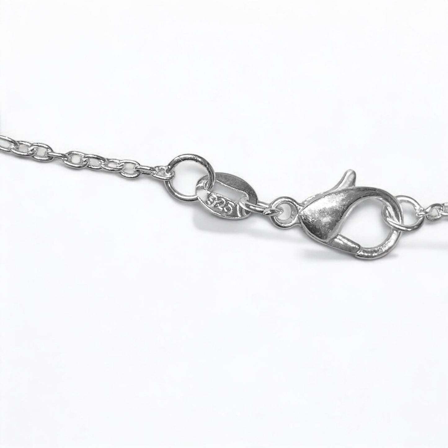 Lauren Silver Star Gemstone Pendant Necklace