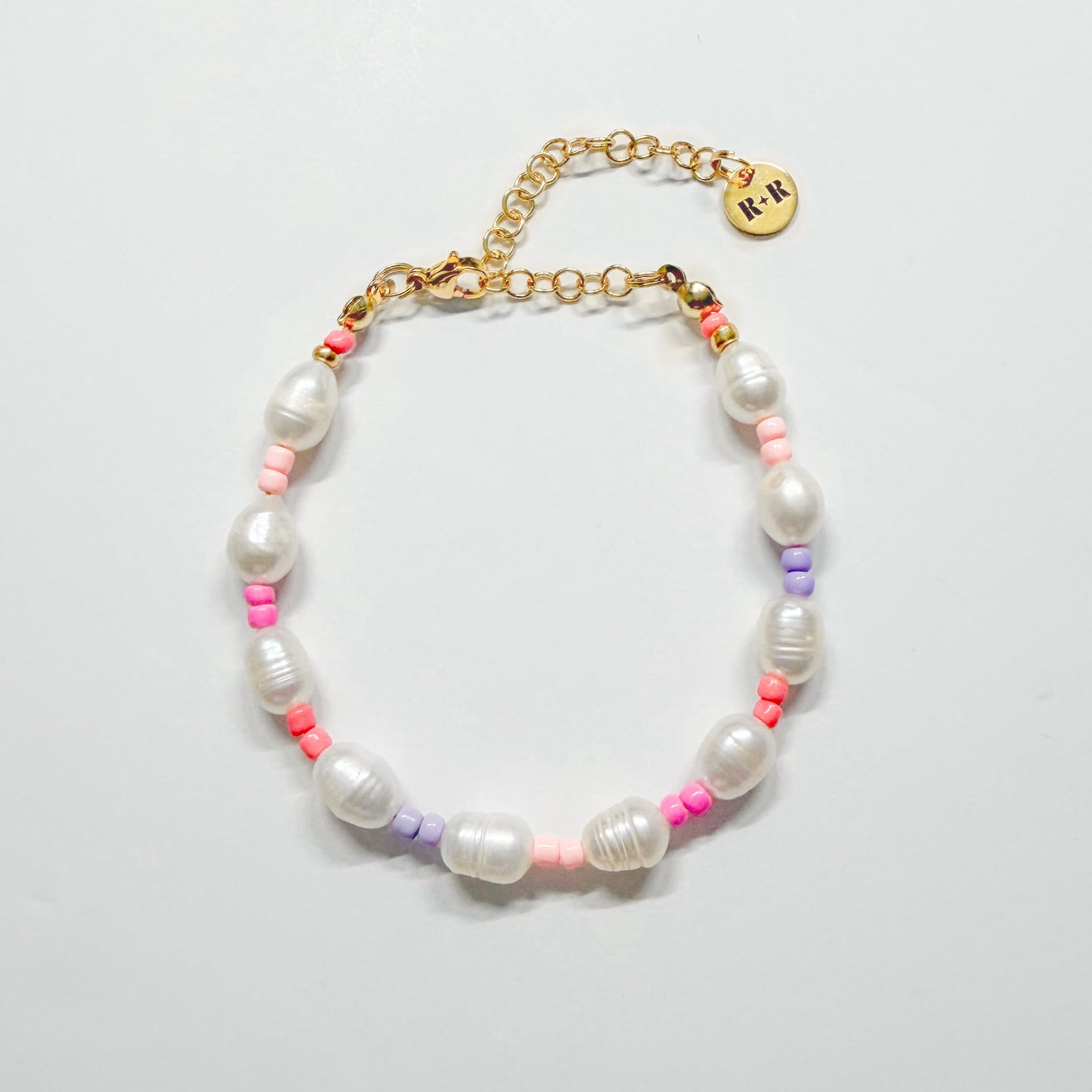 Maldives Sunset Beaded Pearl Bracelet