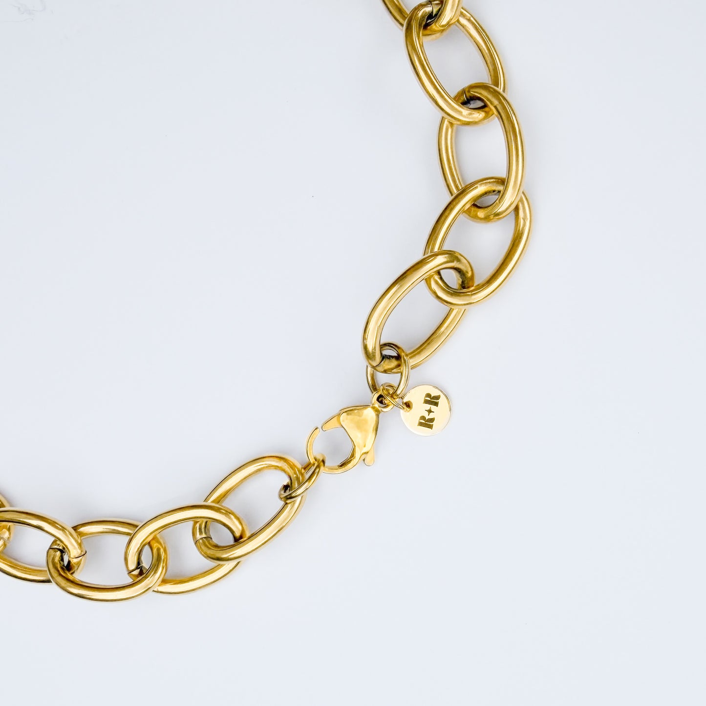 Marina Gold Chunky Pearl Coastal Charm Necklace