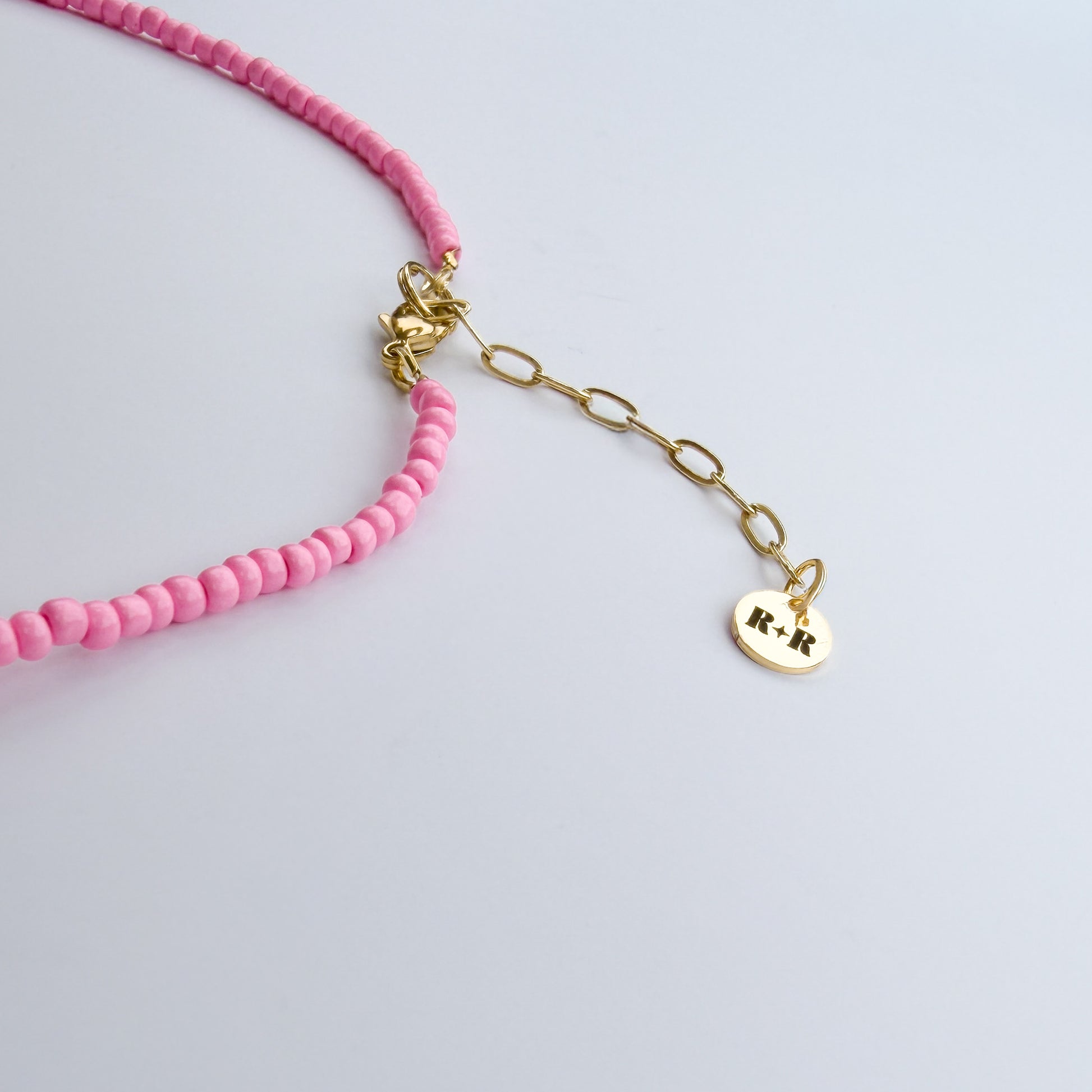 Maui Pink Beaded Necklace with Freshwater Pearl