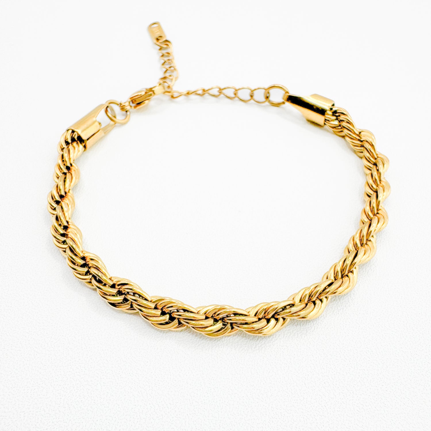 Naya Gold Chunky Rope Chain Bracelet - Razzle and Rose Jewellery