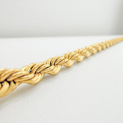 Naya Gold Chunky Rope Chain Bracelet