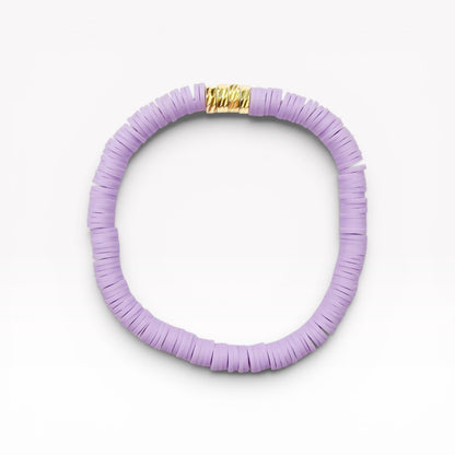 Palermo Colourful Heishi Bead Bracelet | Stretch Fit