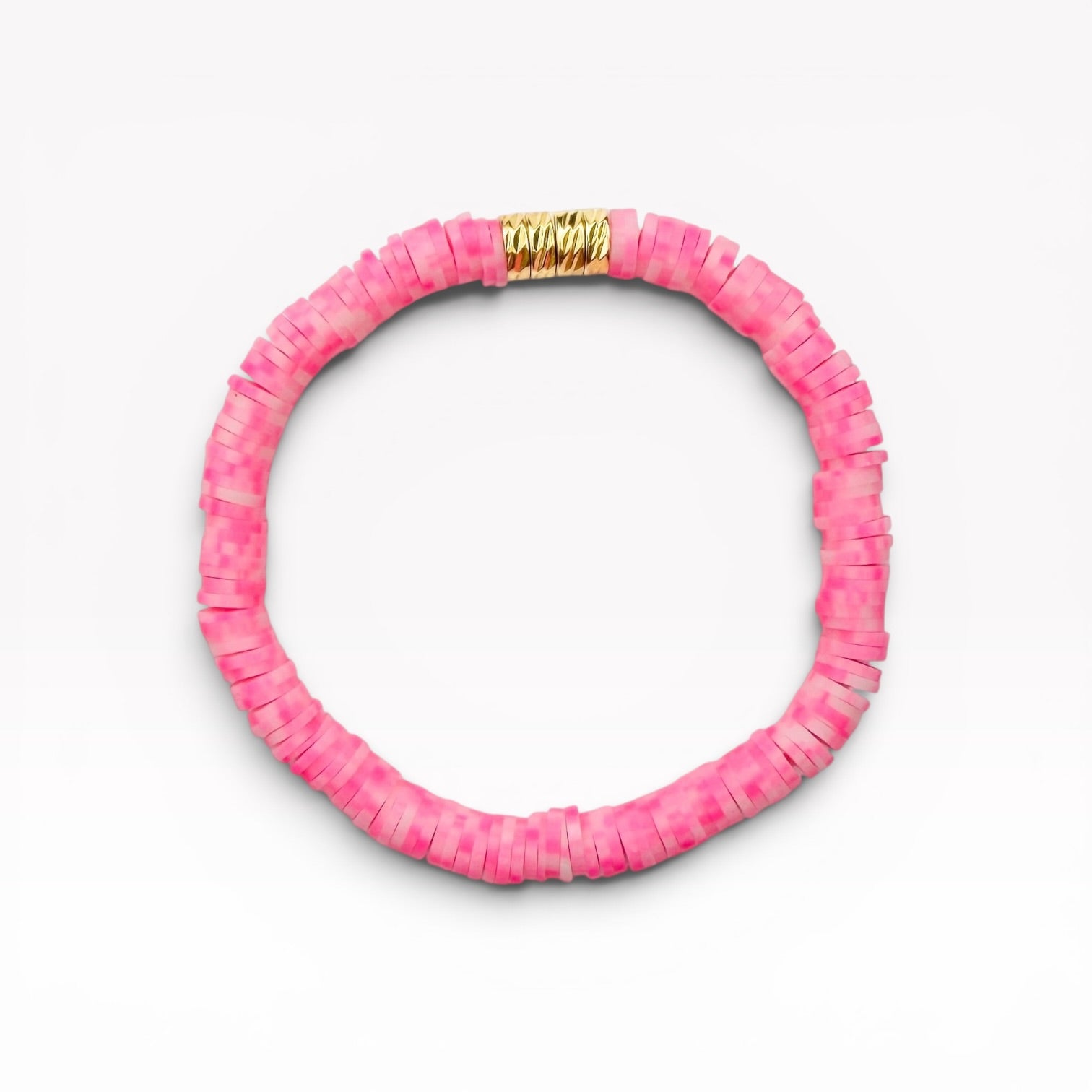 Palermo Colourful Heishi Bead Bracelet | Stretch Fit