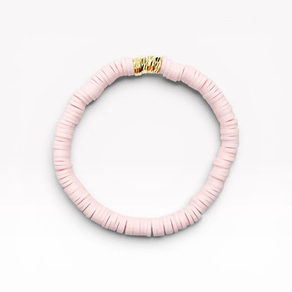 Palermo Colourful Heishi Bead Bracelet | Stretch Fit