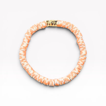 Palermo Colourful Heishi Bead Bracelet | Stretch Fit