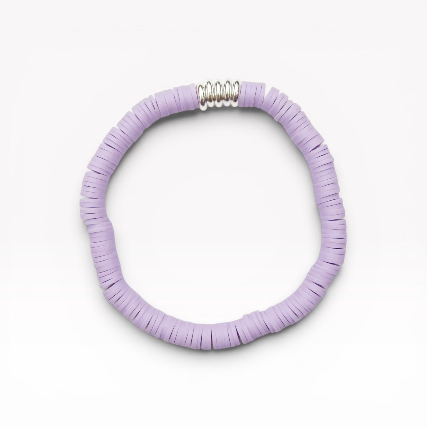 Palermo Colourful Heishi Bead Bracelet | Stretch Fit