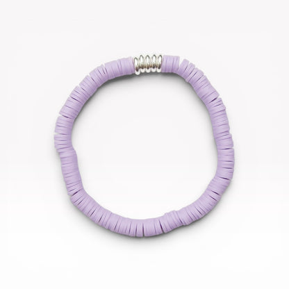 Palermo Colourful Heishi Bead Bracelet | Stretch Fit