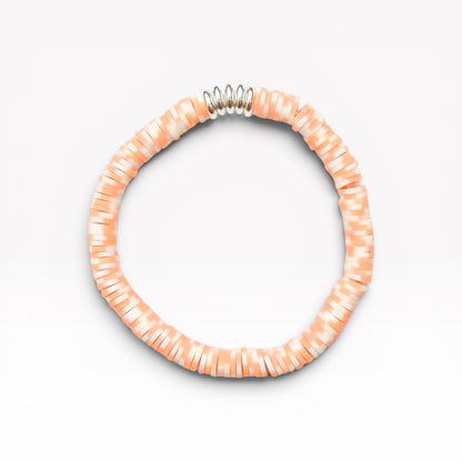 Palermo Colourful Heishi Bead Bracelet | Stretch Fit