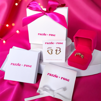 Charlotte Gold Charm Paperclip Chain Necklace | Pink | White | Lilac | Aqua | Choose Your Charms