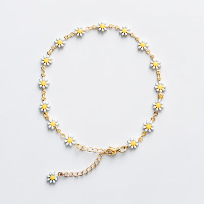 The Flora Jewellery Bundle | Daisy Chain Necklace, Bracelet, Anklet + Earrings