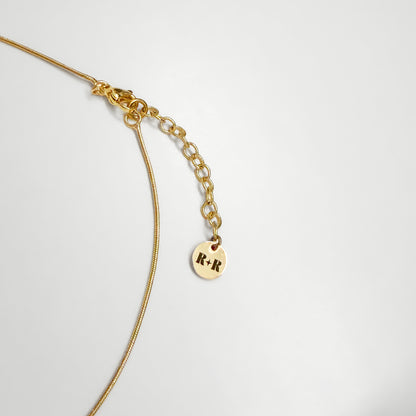 Positano Gold Shell Pendant Necklace