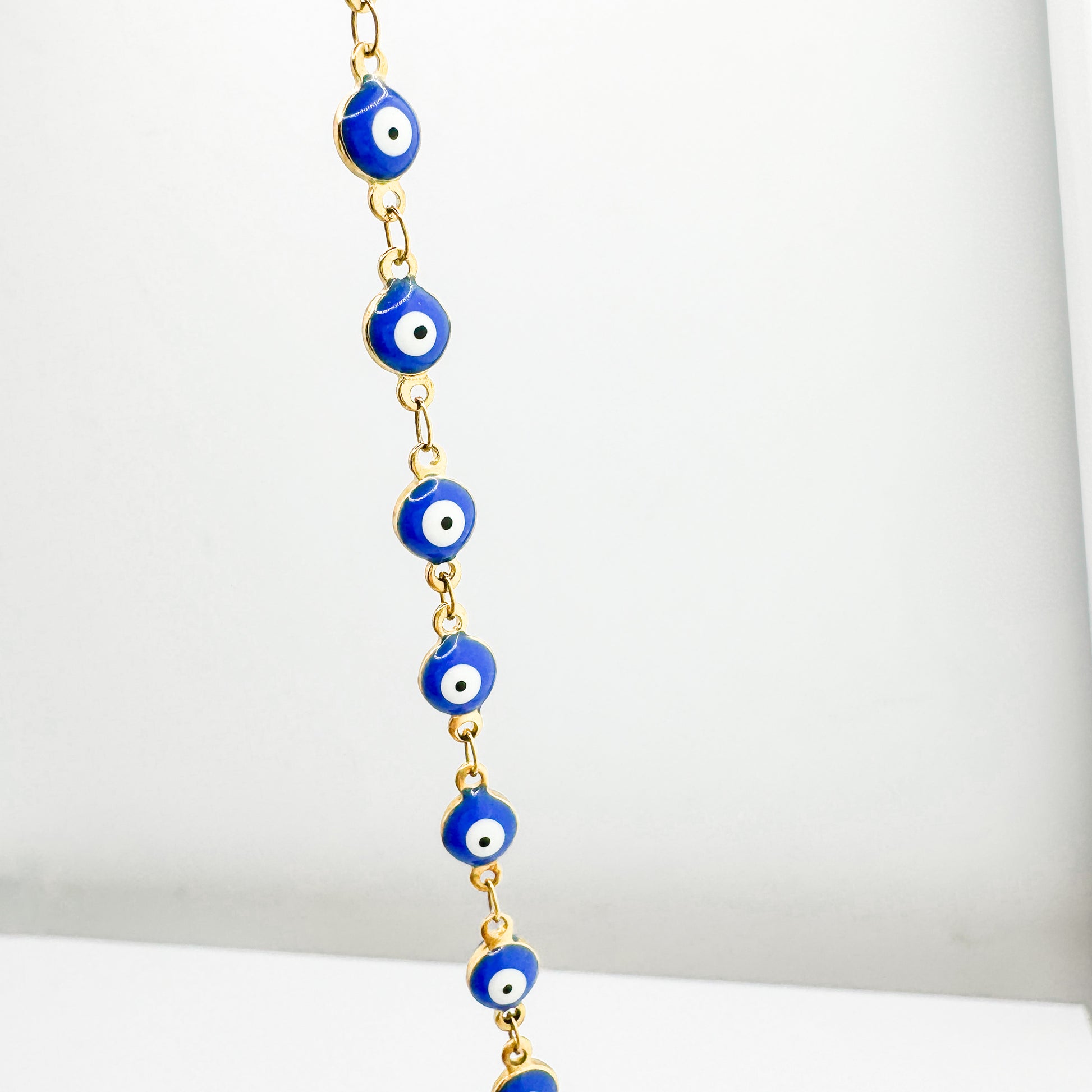 Sia Gold Evil Eye Chain Necklace - Razzle and Rose Jewellery