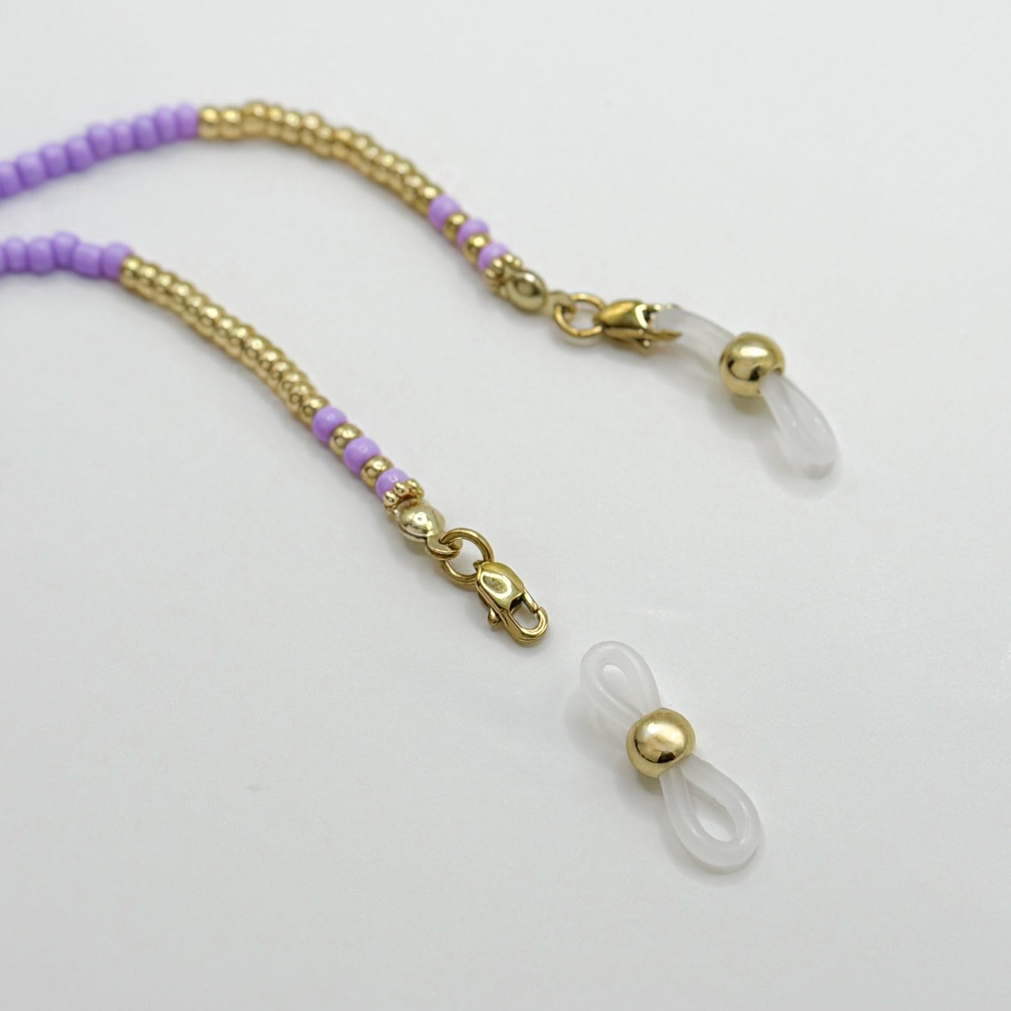 Salina Lilac Gemstone Glasses Chain