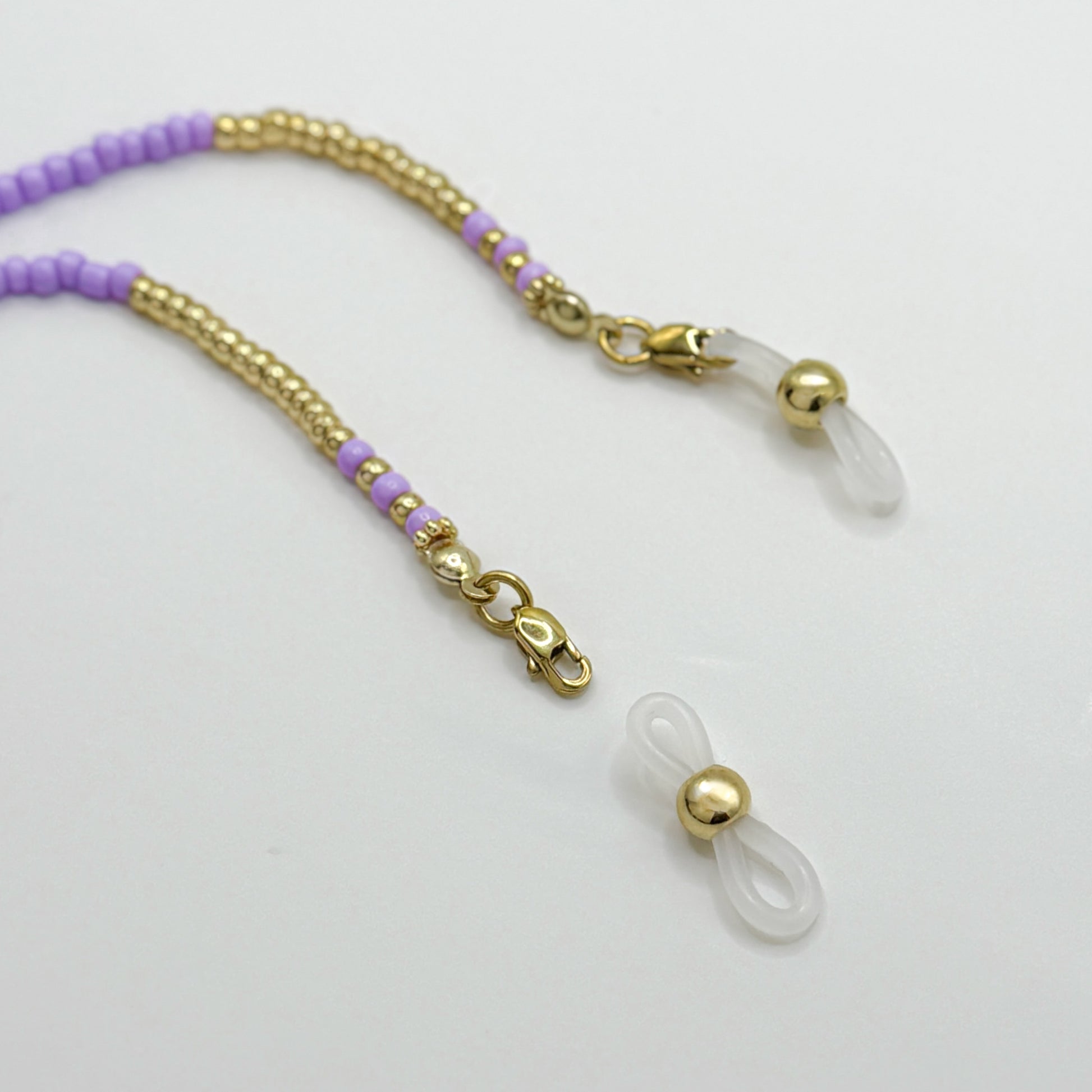 Salina Lilac Gemstone Glasses Chain