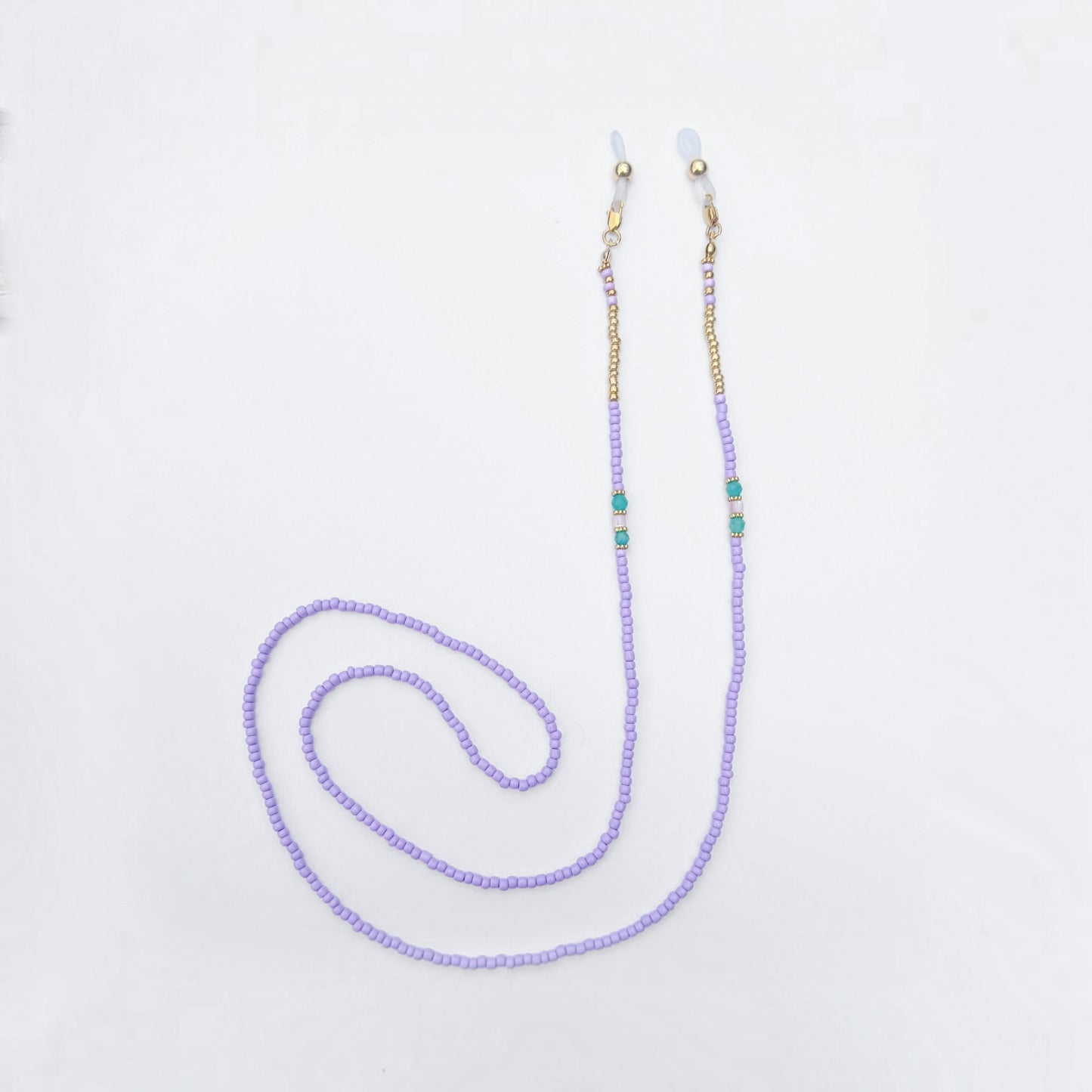 Salina Lilac Gemstone Glasses Chain