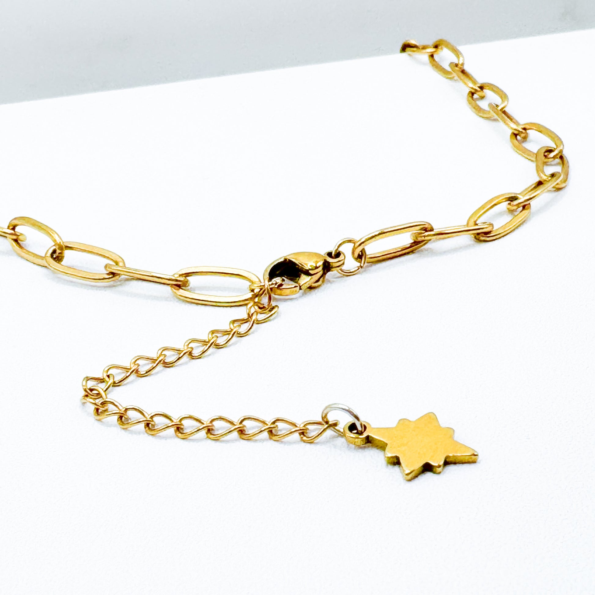 Santorini Gold Chunky Nature Charm Necklace