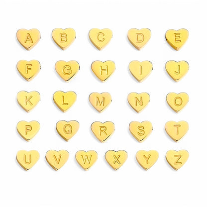 Sasha Initial Heart Charm Necklace | Personalised