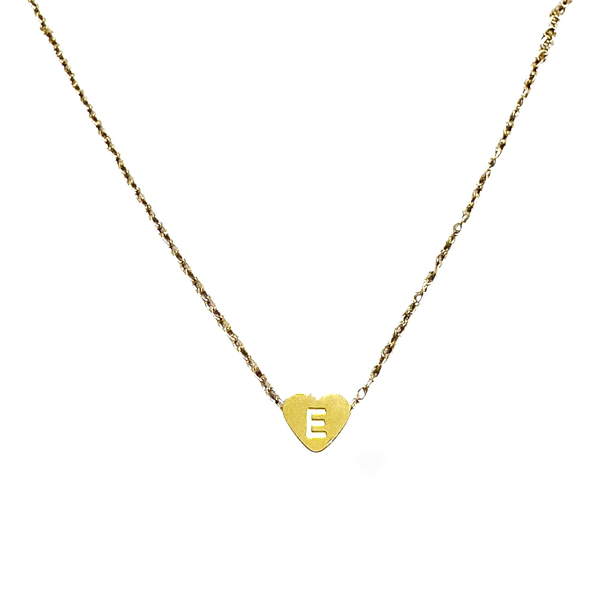 Sasha Initial Heart Charm Necklace | Personalised
