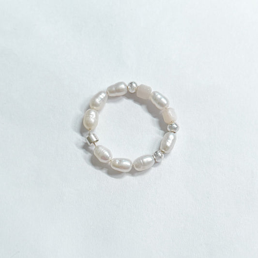 Shay Pearl Shell Silver Ring