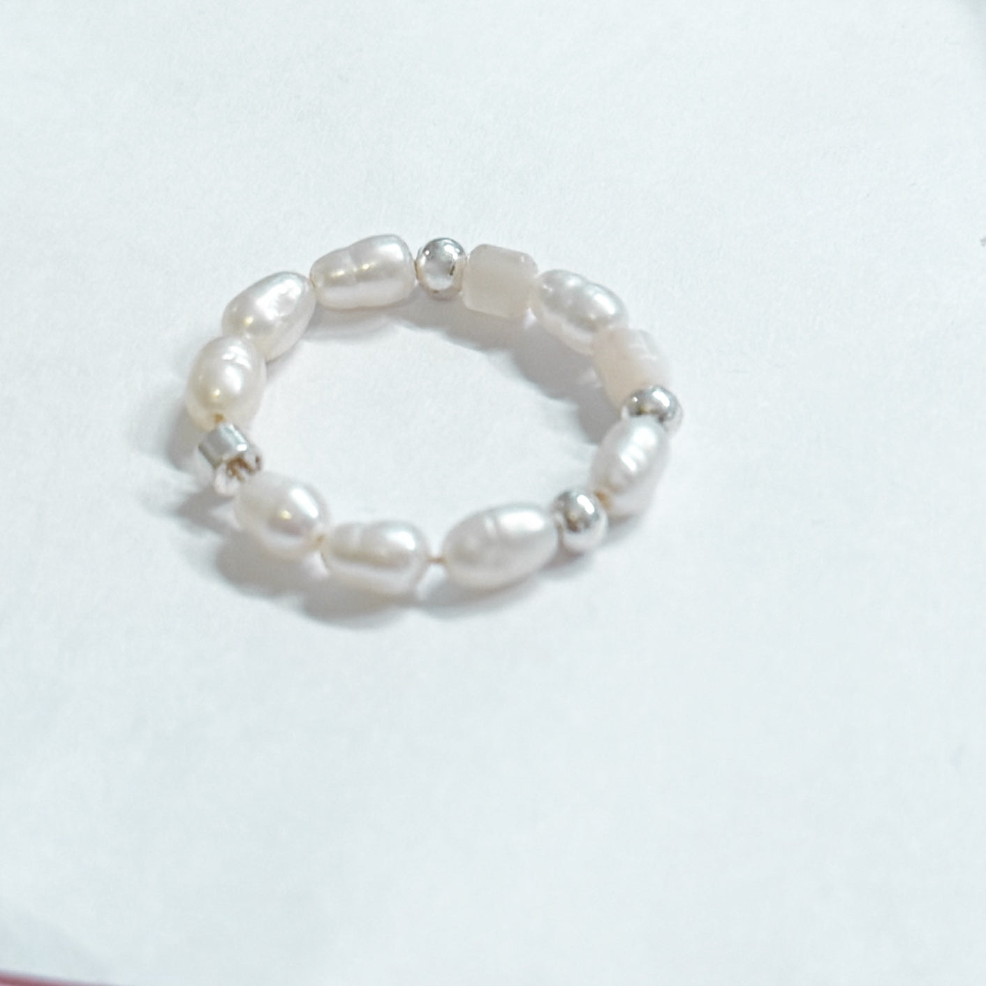 Shay Pearl Shell Silver Ring