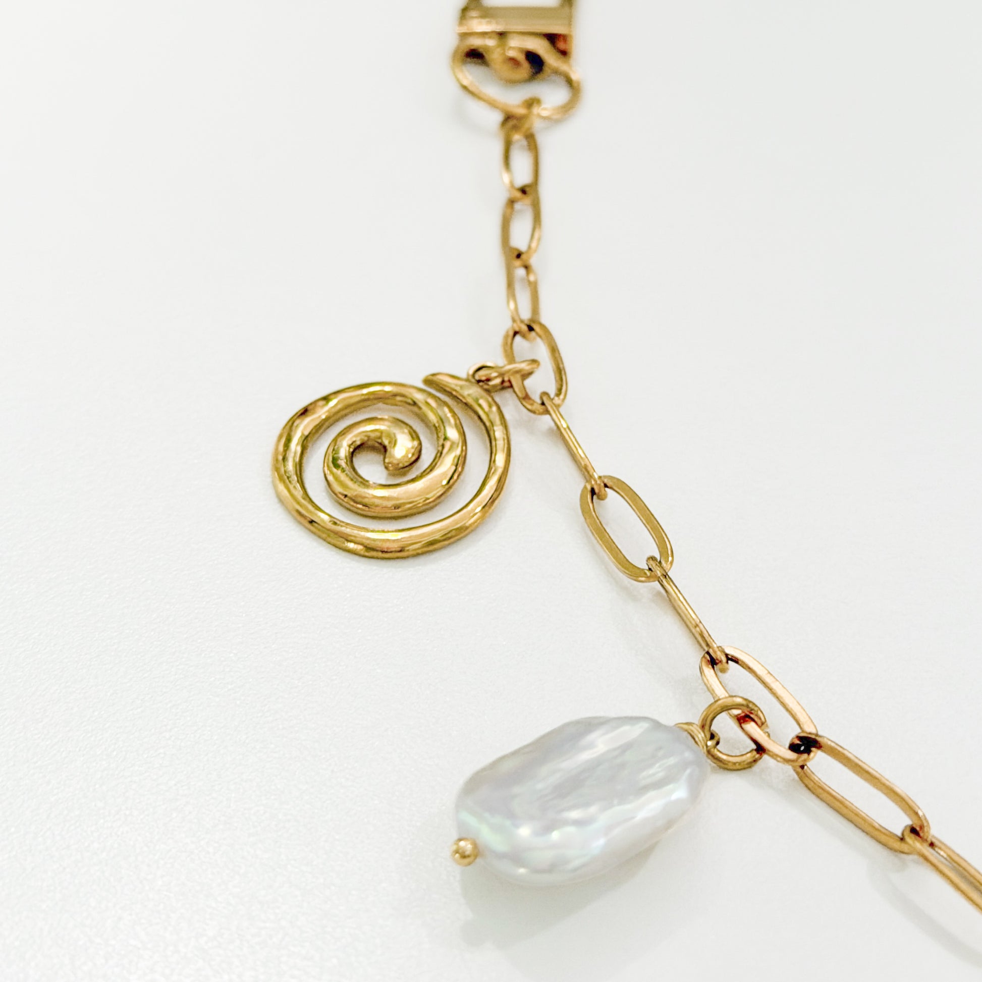 Sicily Gold Ocean Inspired Bag Chain