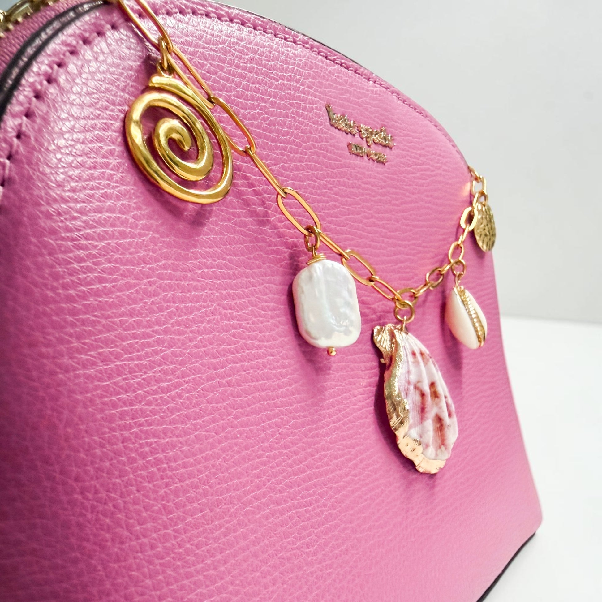 Sicily Gold Ocean Inspired Bag Chain